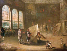 Копия картины "the interior of the foulis academy of fine arts" художника "аллен дэвид"