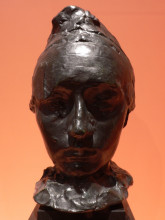 Копия картины "portrait of camille claudel with a bonnet" художника "роден огюст"