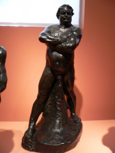Копия картины "balzac nude with his arms crossed" художника "роден огюст"