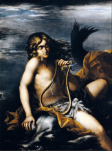 Копия картины "arione e il delfino" художника "роза сальватор"