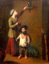 Репродукция картины "francesco ravai, known as &#39;baiocco&#39;" художника "аллен дэвид"
