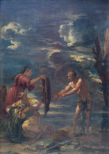 Репродукция картины "odysseus and nausicaa" художника "роза сальватор"