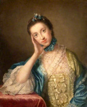 Репродукция картины "jean duff (1746–1805), lady grant" художника "аллен дэвид"