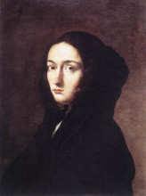 Картина "portrait of the artist&#39;s wife lucrezia" художника "роза сальватор"
