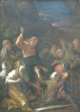 Репродукция картины "resurrezione di lazzaro" художника "роза сальватор"