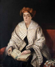 Картина "portrait of a woman" художника "розенталь константин даниэль"