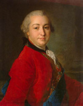 Копия картины "portrait of count ivan shuvalov" художника "рокотов фёдор"