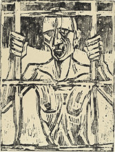 Репродукция картины "prisoner" художника "рольфс кристиан"