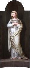 Репродукция картины "faith (triptych, left wing)" художника "аллен дэвид"