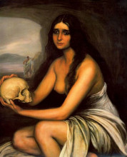 Картина "magdalena" художника "ромеро де торрес хулио"