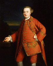 Репродукция картины "walter strickland (1729–1761)" художника "ромни джордж"