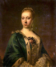 Репродукция картины "mrs scott, mother of sir walter scott" художника "аллен дэвид"