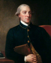 Картина "harry peckham, esq. (1740–1787), recorder of chichester (1785)" художника "ромни джордж"
