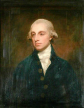 Репродукция картины "sir robert john buxton, 1st bt" художника "ромни джордж"