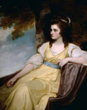 Картина "the honourable charlotte clive (1762–1795)" художника "ромни джордж"