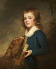 Картина "the honourable reverend anchitel grey (1774–1833), as a boy" художника "ромни джордж"