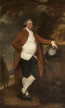 Репродукция картины "sir john trevelyan (1734–1828), 4th bt" художника "ромни джордж"