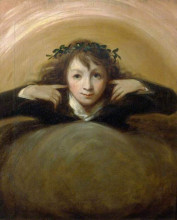 Картина "thomas alphonso hayley as &#39;puck&#39;" художника "ромни джордж"