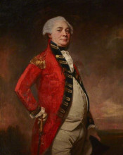 Репродукция картины "brigadier-general lawrence nilson (1734–1811)" художника "ромни джордж"