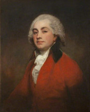 Репродукция картины "captain john taubman iii (1746–1822)" художника "ромни джордж"
