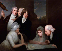 Картина "adam walker and his family" художника "ромни джордж"