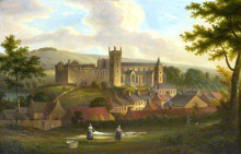 Репродукция картины "view of linlithgow palace" художника "аллен дэвид"