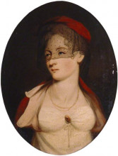 Картина "a veiled lady" художника "ромни джордж"