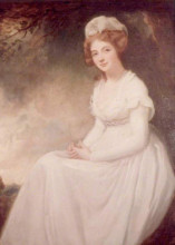 Картина "elizabeth allen (mrs josiah wedgwood ii) (1764–1846)" художника "ромни джордж"