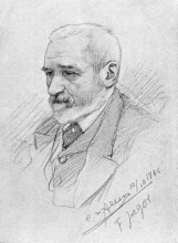 Копия картины "portrait of fedor jagor" художника "аллерс кристиан вильгельм"