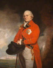 Копия картины "general sir archibald campbell (1739–1791), soldier" художника "ромни джордж"