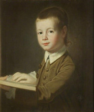 Копия картины "portrait of a boy" художника "ромни джордж"