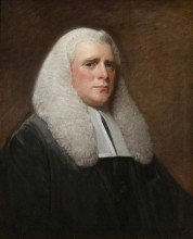 Картина "judge sir john wilson" художника "ромни джордж"