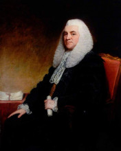 Копия картины "lord james wallace (1729–1783), attorney general" художника "ромни джордж"