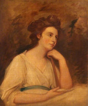 Репродукция картины "mrs john willett (1746–1815)" художника "ромни джордж"