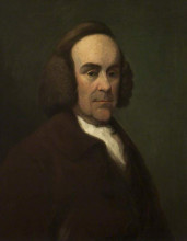 Репродукция картины "robert thyer (1709–1781), chetham&#39;s librarian" художника "ромни джордж"