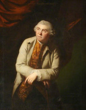 Картина "samuel foote (1720–1777) (after joshua reynolds)" художника "ромни джордж"