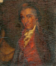 Репродукция картины "thomas paine (1737–1809)" художника "ромни джордж"