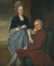 Копия картины "mr and mrs william lindow" художника "ромни джордж"
