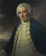 Репродукция картины "admiral john forbes (1714–1796)" художника "ромни джордж"