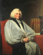 Копия картины "dr edmund law, bishop of carlisle (1769–1787)" художника "ромни джордж"