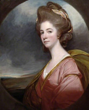 Копия картины "lady emilia kerr" художника "ромни джордж"