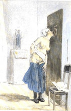 Картина "the trifles of the door" художника "ропс фелисьен"