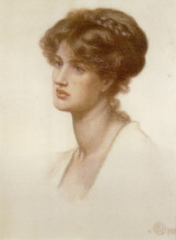 Картина "portrait of mrs. william j. stillman" художника "россетти данте габриэль"