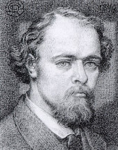 Копия картины "self-portrait" художника "россетти данте габриэль"