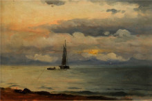 Копия картины "seascape" художника "алтамурас иоаннис"