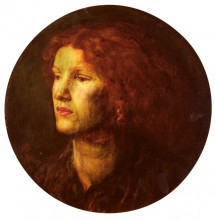 Картина "fanny cornforth" художника "россетти данте габриэль"