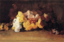 Репродукция картины "chrysanthemums" художника "роуз ги"
