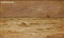 Копия картины "waves" художника "алтамурас иоаннис"