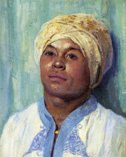 Копия картины "portrait of an algerian" художника "роуз ги"