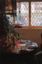 Копия картины "from the dining room window" художника "роуз ги"